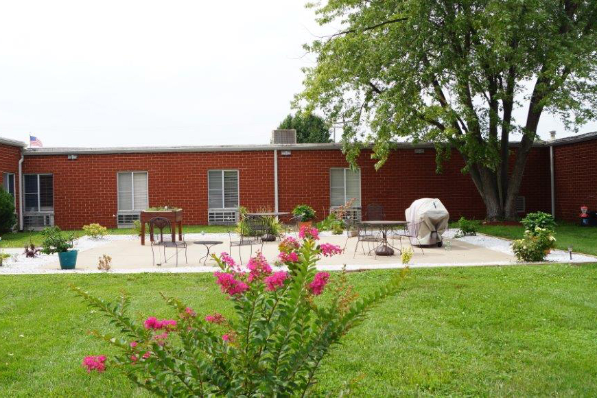 Our courtyard